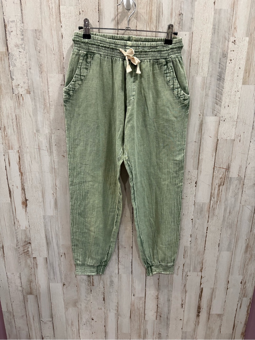 Rip Curl Sage Classic Surf Pants Crepe Poplin Cotton Mineral Wash XXS Beachy